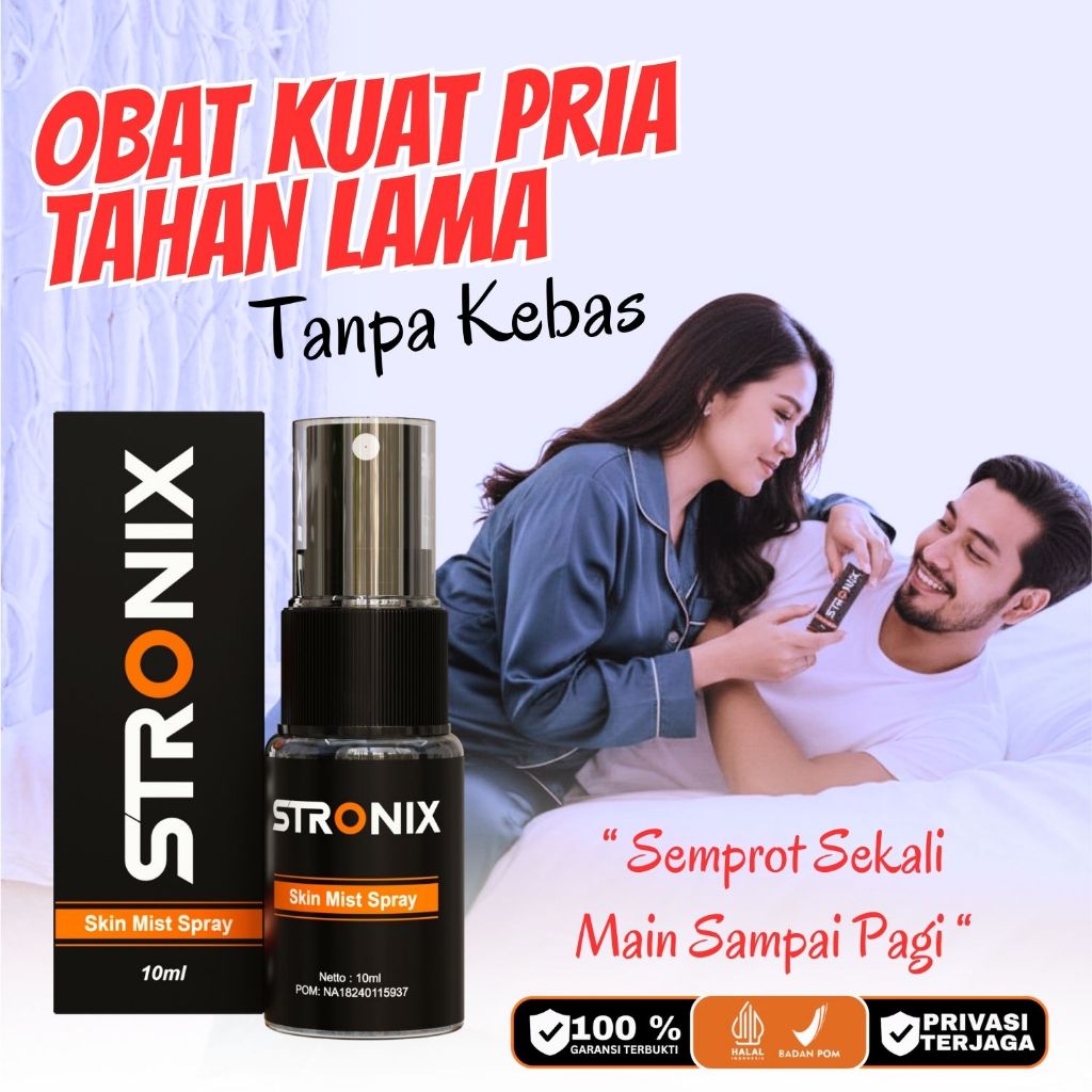 OBAT KUAT PRIA TAHAN LAMA STRONIX ORIGINAL 100% BPOM TANPA KEBAS