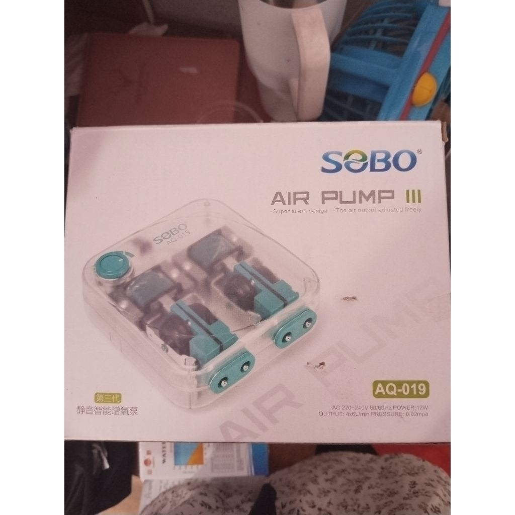 SOBO AIR PUMP TIPE AQ-019 / POMPA UDARA / ORIGINAL SOBO