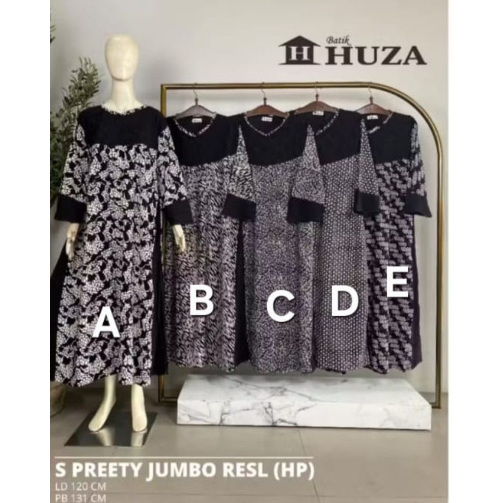 Daster panjang jumbo HUZA