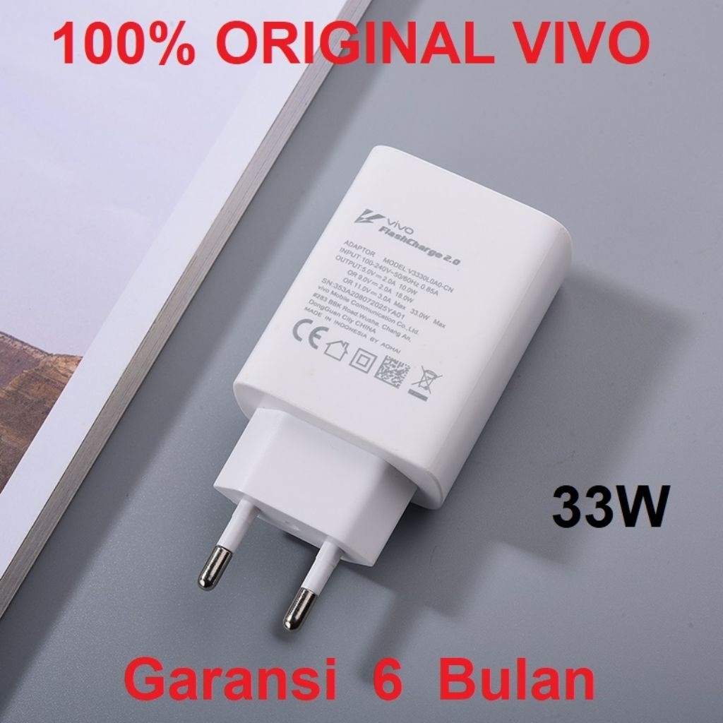 ViVO Adapter Charger 33W Flash Charger Original 100%