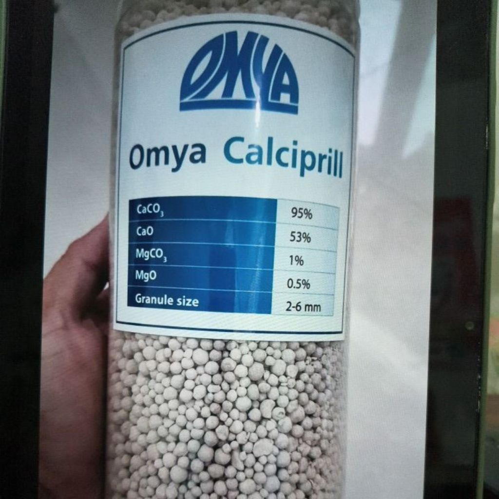 Pupuk OMYA Calciprill CaCo 95%.@1000gram/Repack