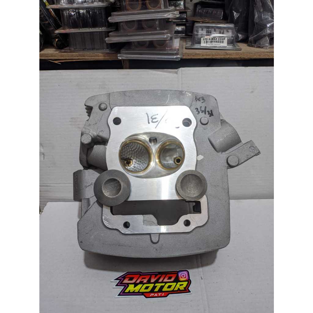 READY CYILINDER HEAD KOP BRT RACING PORTING CNC ALBRONZE KLEP 36 31 MM FULL PORTING CNC CRF VERZA NE