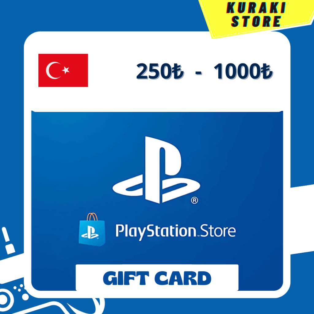 Wallet Playstation Network 250 TL - 1000 TL  PS4 PS5 Region Turkey Turki Digital game