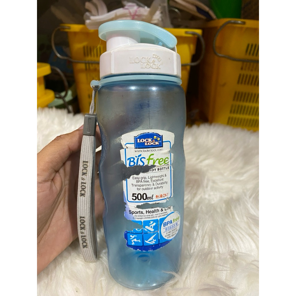 PL Botol Minum Lock&Lock Anak-anak Biru 500 ml