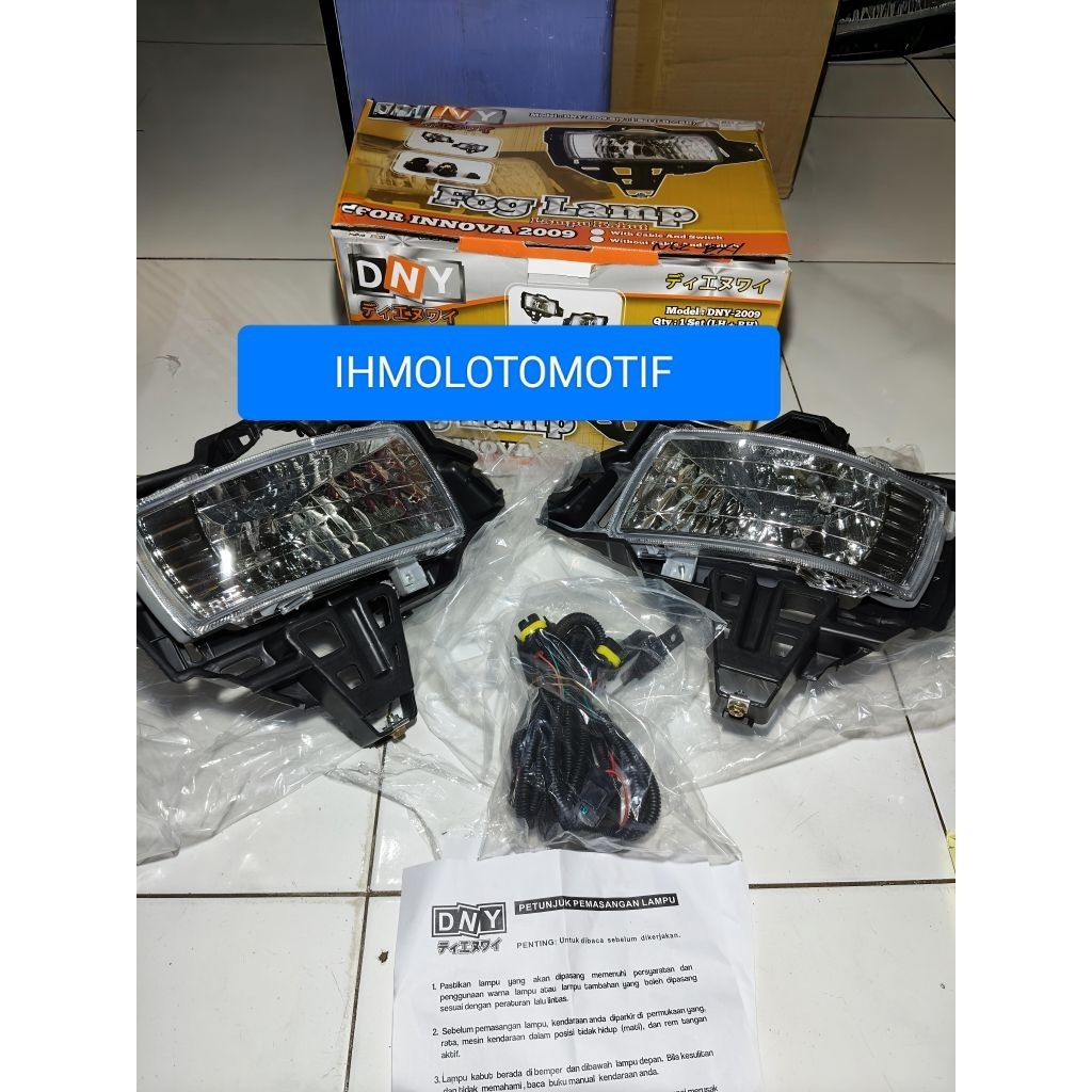 FOGLAMP/LAMPU BEMPER INNOVA KEATAS MERK DNY/MS SET