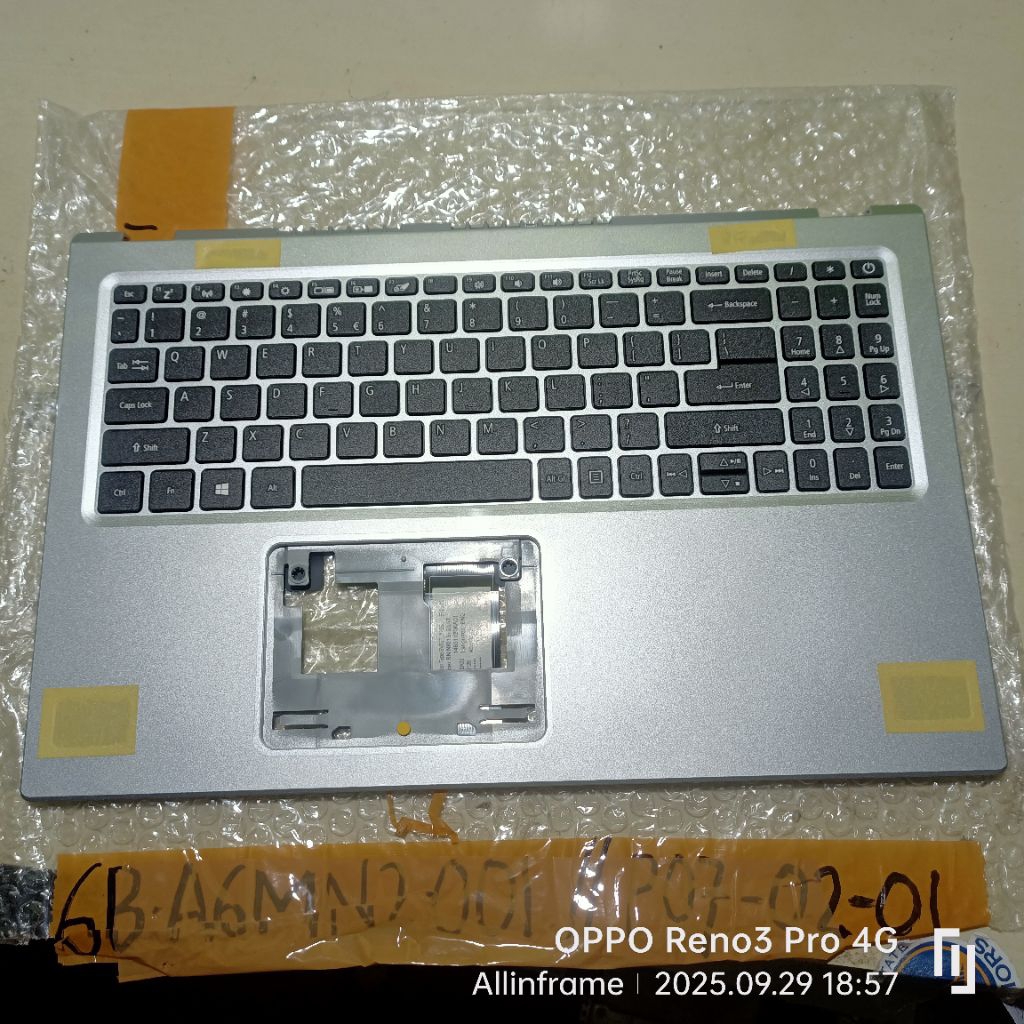 Frame + Keyboard laptop ACER ASPIRE 5 A515-56-32RD ORIGINAL