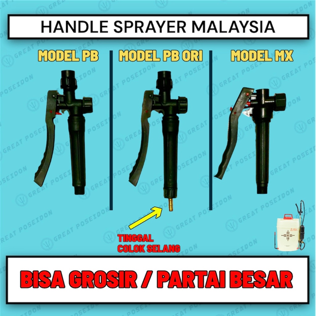 PB16 GAGANG PEGANGAN MALAYSIA TANGKI SEMPROT HAMA HANDLE MANUAL SPRAYER MALAYSIA KERAN PENCETAN UTK