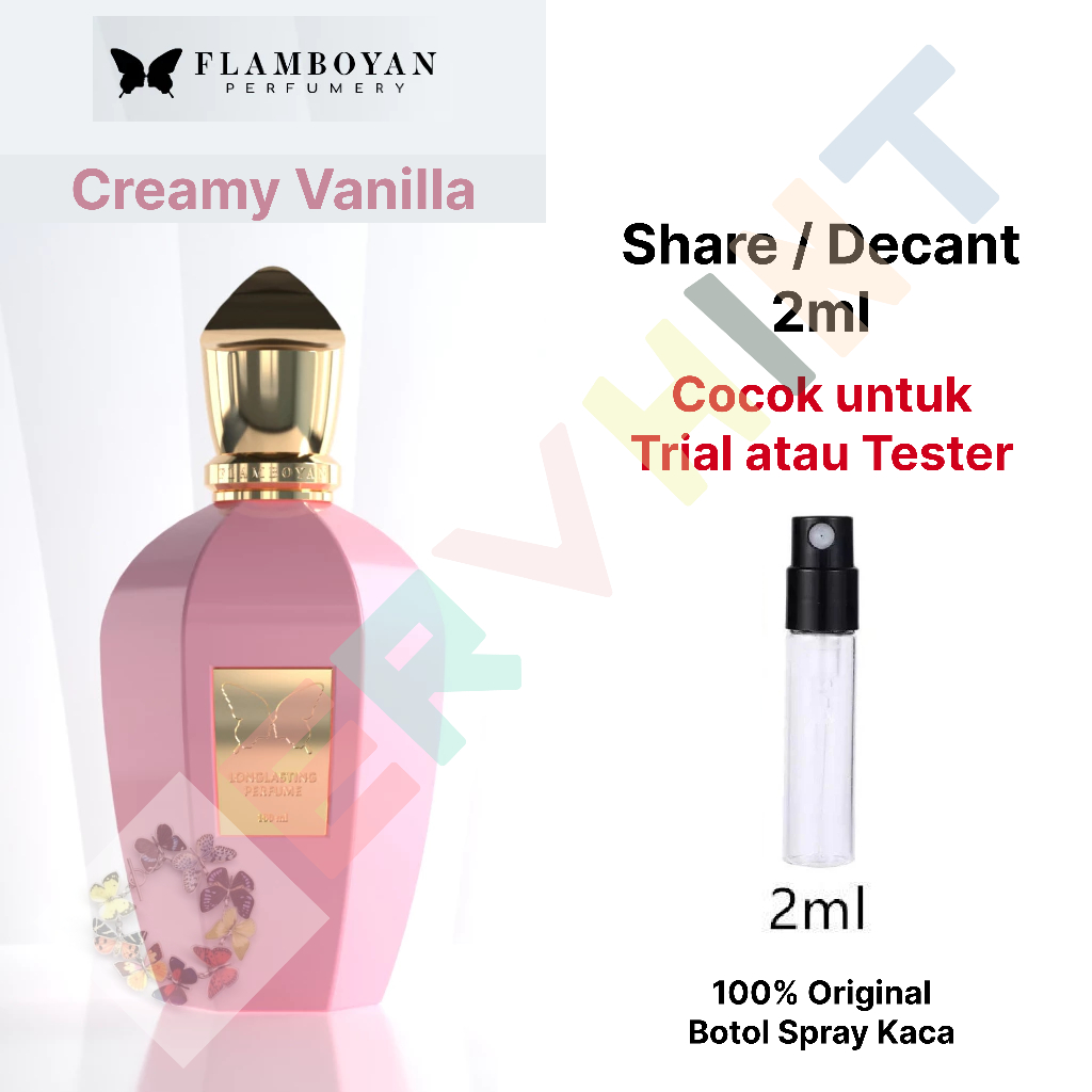 [Decant Parfum] Flamboyan Perfumery - Creamy Vanilla EDP (Eau de Parfum) | Sweet Gourmand | Wanita