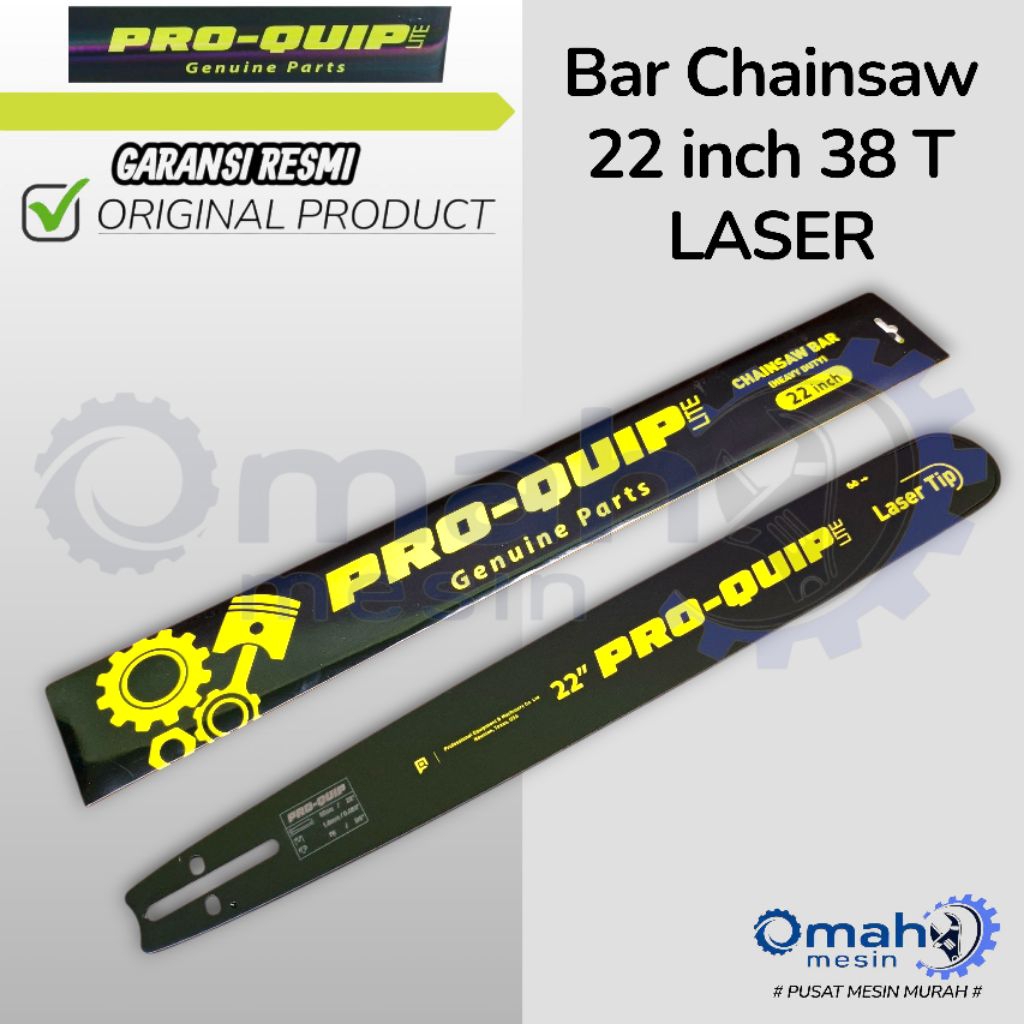 Bar Senso 22 Inch Baja 38 Mata 5800 Merk PRO-QUIP LITE ORIGINAL / Bar Chainsaw 22 Inch Baja 38 Mata 