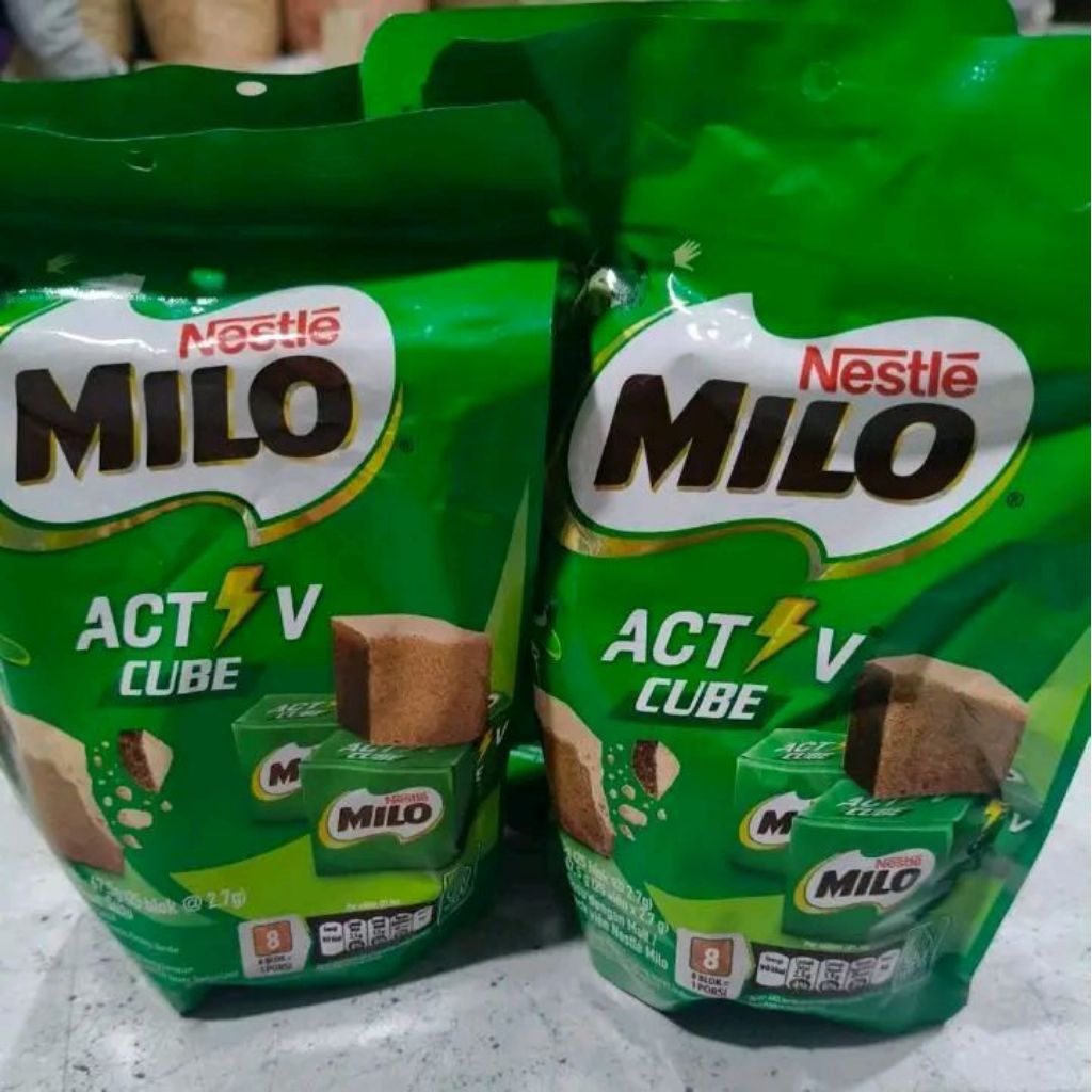 Permen Milo Activ Cube / Candy Cube / Cokelat Milo / Permen Milo Coklat / Milo Malaysia / Milo Choco