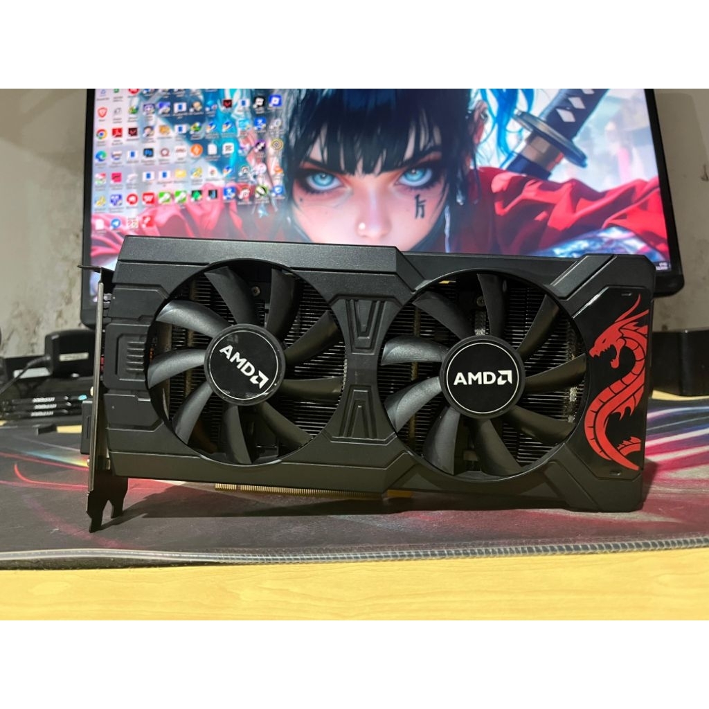 VGA CARD POWERCOLOR RED DRAGON RX 570 4GB GDDR5