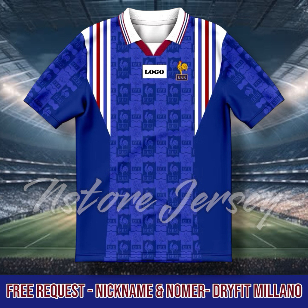 JERSEY RETRO VINTAGE PRANCIS PARIS FANS /JERSEY VINTAGE