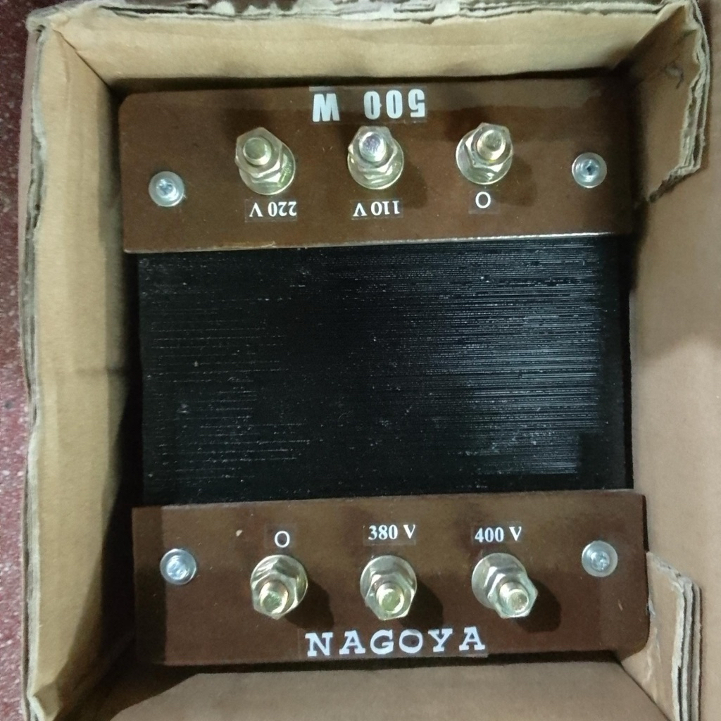 Trafo step up/down 400/380V to 220/110V 500 watt Nagoya