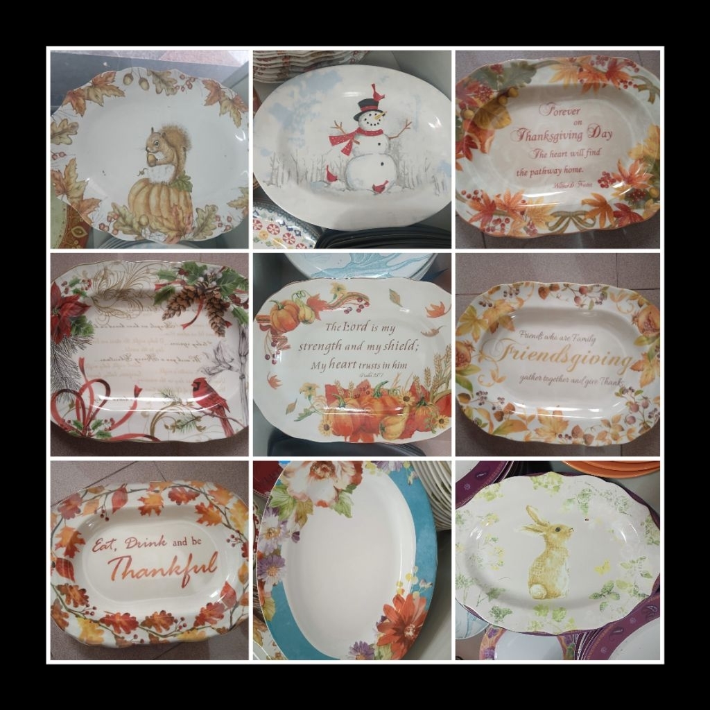 Piring saji bentuk oval PT. Sango