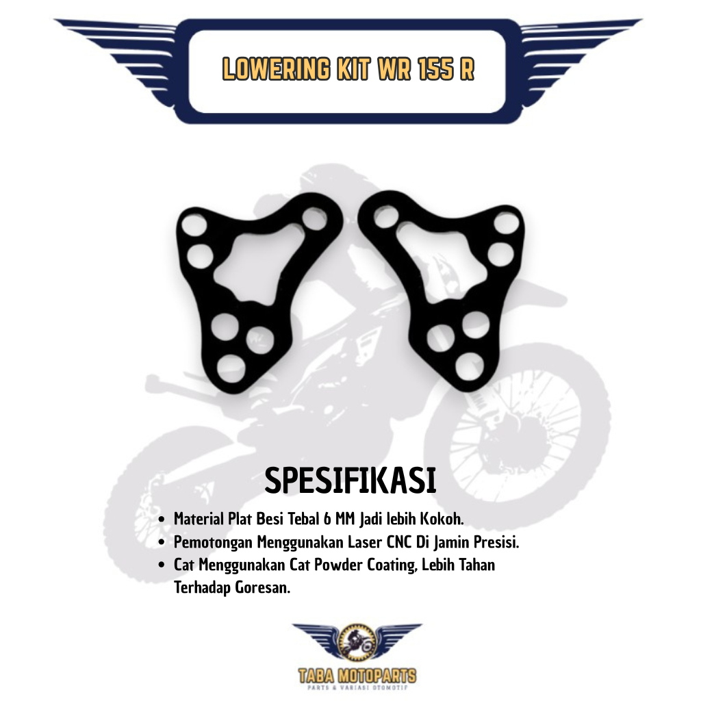 Peninggi dan penurun / lowering shock belakang Yamaha WR 155 R Unitrack WR 2in1