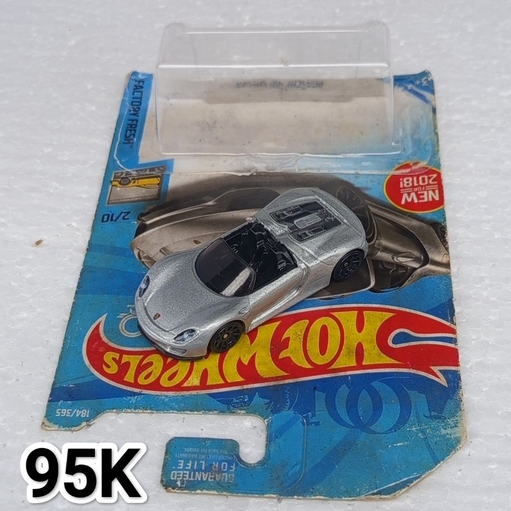 Hot Wheels Porsche 918 Spider Silver Loose