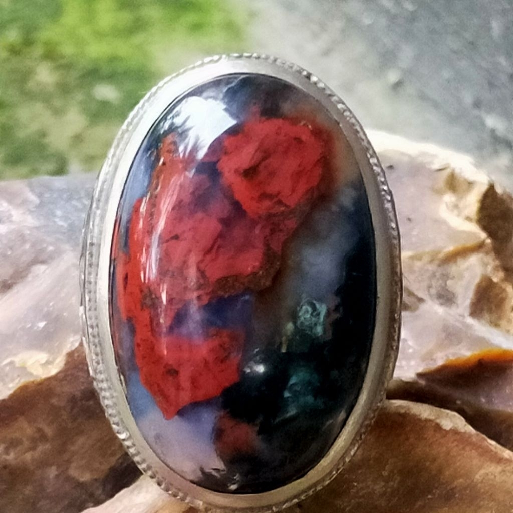 BATU AKIK PANCAWARNA KRISTAL JUMBO