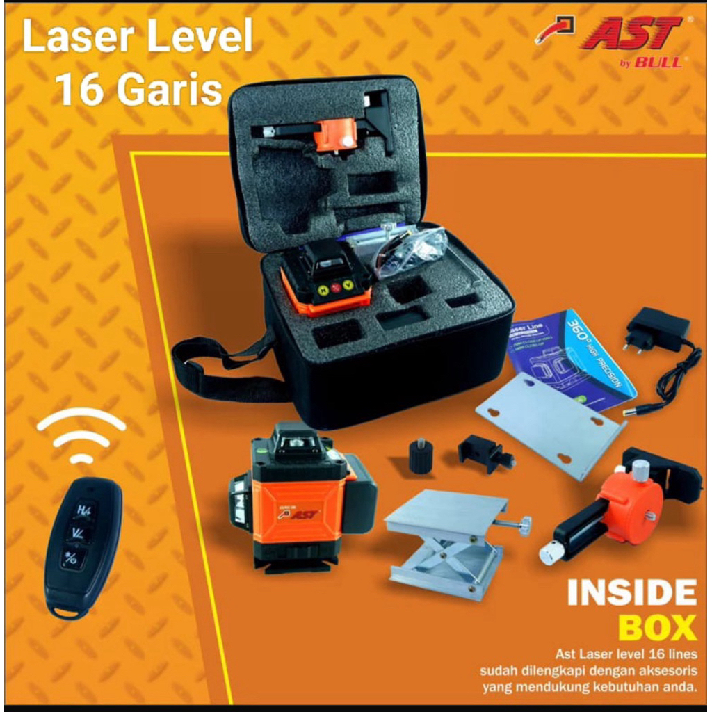 LASER LEVEL LINE LASER 16garis pertukangan merek alat