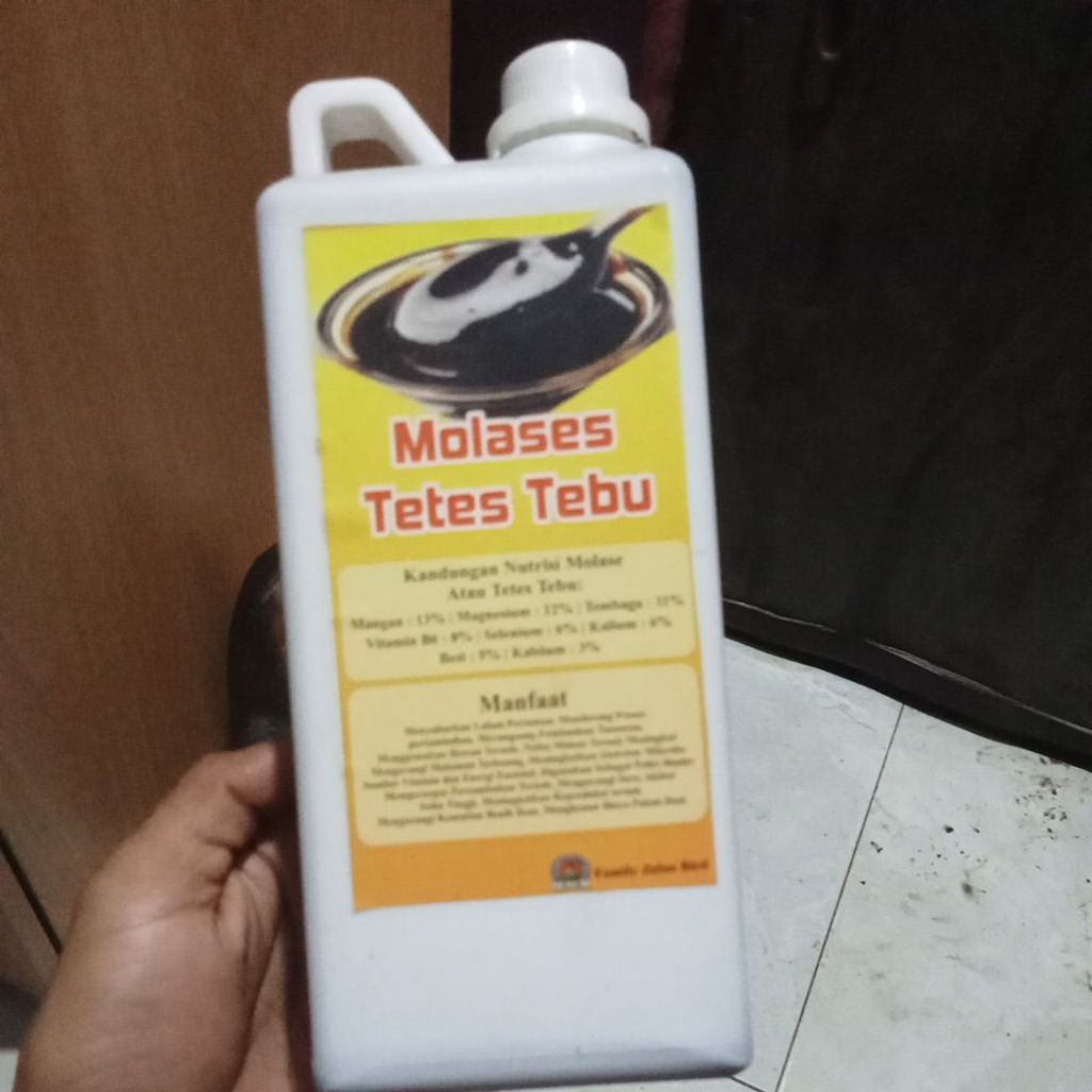 molases tetes tebu