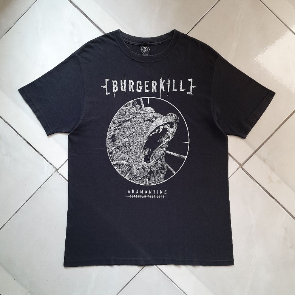 T-Shirt BURGERKILL - ADAMANTINE EUROPEAN TOUR 2018 (Likeblackmerch)