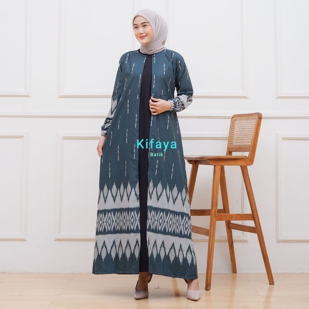 GAMIS BATIK PEKALONGAN MODEL BAJU WANITA Fashion TERBARU BUSUI JUMBO ,ld100.ld110.ld 120.ld 130 terp