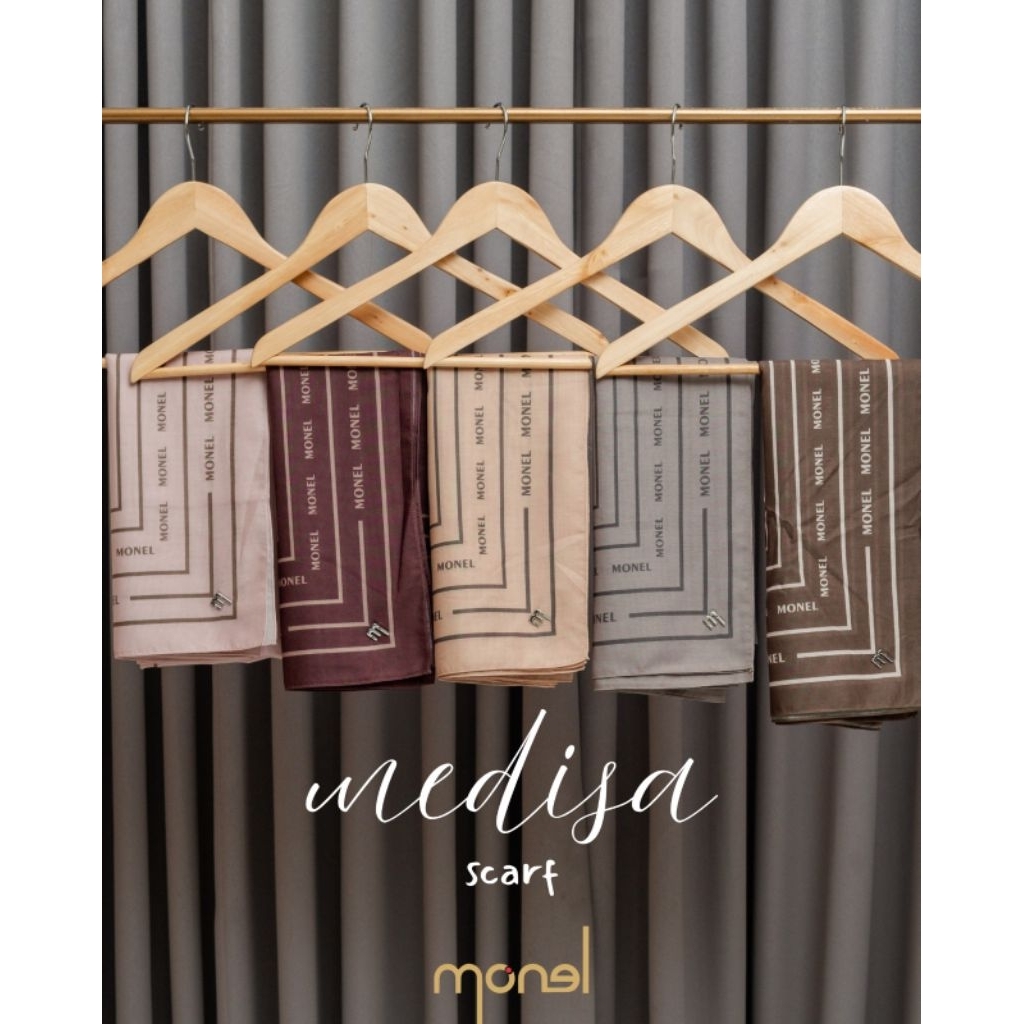 Monel MEDISA (scarf /segi empat/hijab/kerudung) @monel_chavians
