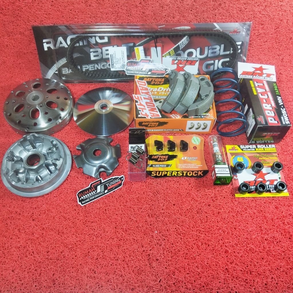 FULL UPGRADE CVT KIRIAN K1Z PCX ADV 160/ VARIO STYLO 160 MANGKOK GANDA CUSTOM BOLONG RUMAH KIPAS ROL