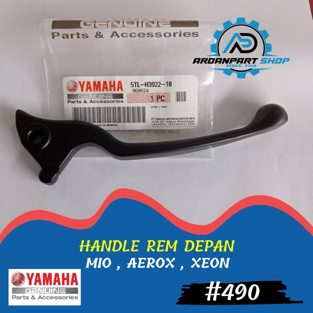 HANDLE REM DEPAN , LEVER 2 AEROX , MIO , VEGA ORINAL YAMAHA 5TL-H3922-10