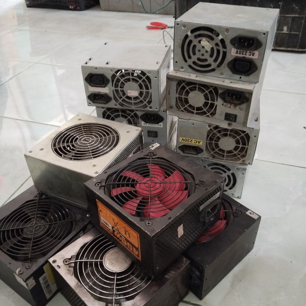 Box PSU (power supply) kosong tanpa isi varian : fan 8x8cm & 12x12cm