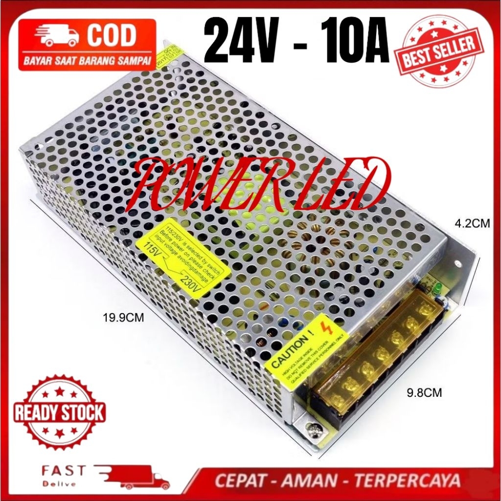 POWER SUPPLY 24V 10A / 24V 5A / PSU 24V 10A SMPS TRAFO SWITCHING POWER