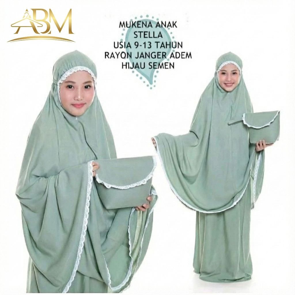 COD Mukenah Travel Anak Tanggung 6-13 Tahun//Mukenah Anak Resleting 2in1 Polos premium ini