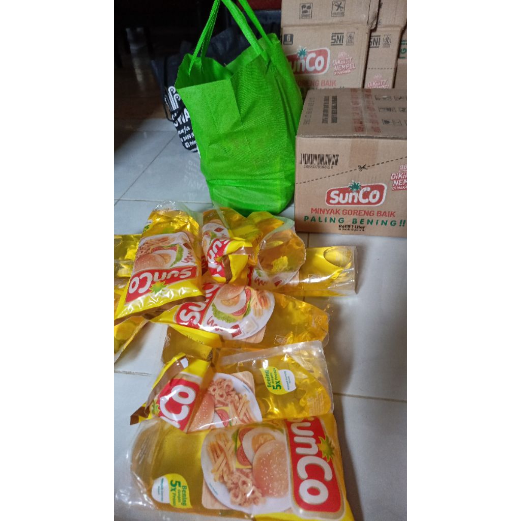 Minyak goreng Sunco 1 Liter / 1 dus