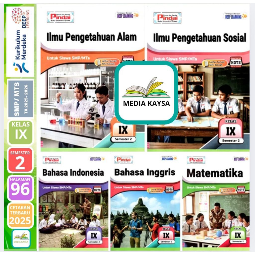 LKS Pindai SMP/MTs Kelas 9 Semester 1 & 2 Kurikulum Merdeka CV. Arya Duta