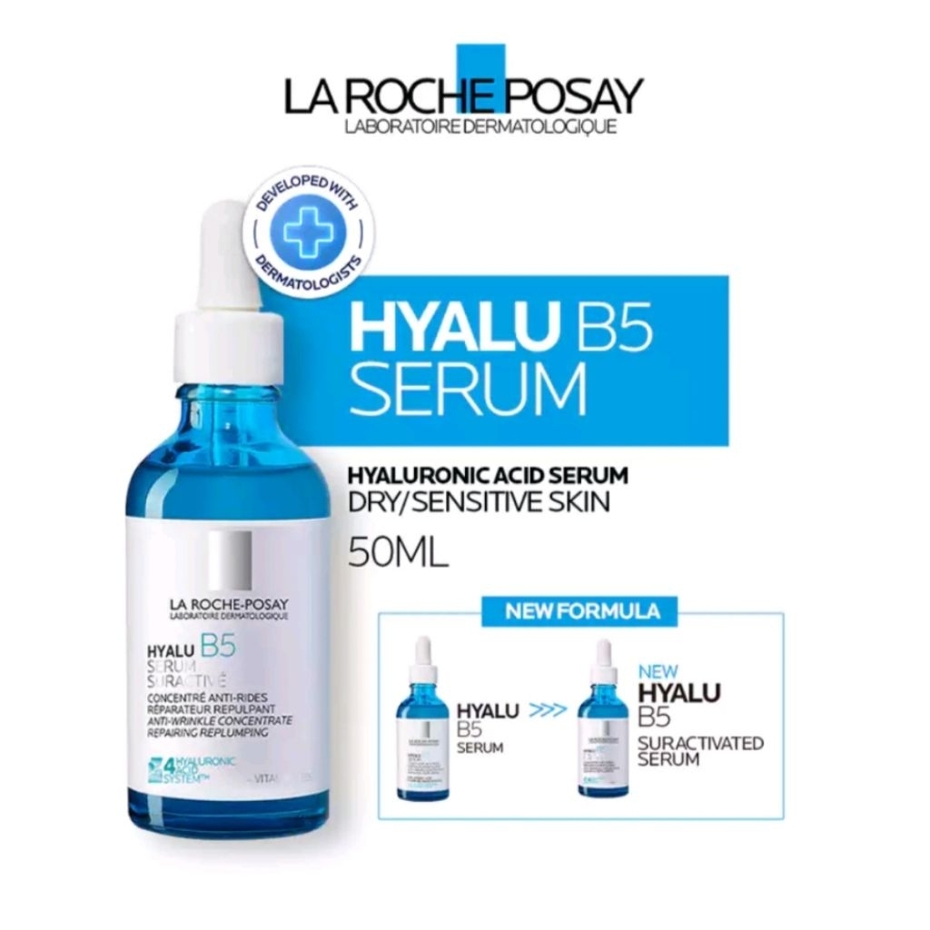 GK_252 La Roche Posay Hyalu B5 Anti-Aging Serum 50ml - Serum Hyaluronic Acid Kulit Sensitive/Kering/