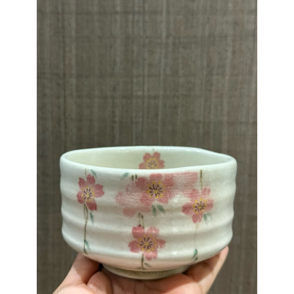 Japanese Katakuchi Chawan Matcha Bowl Pottery is