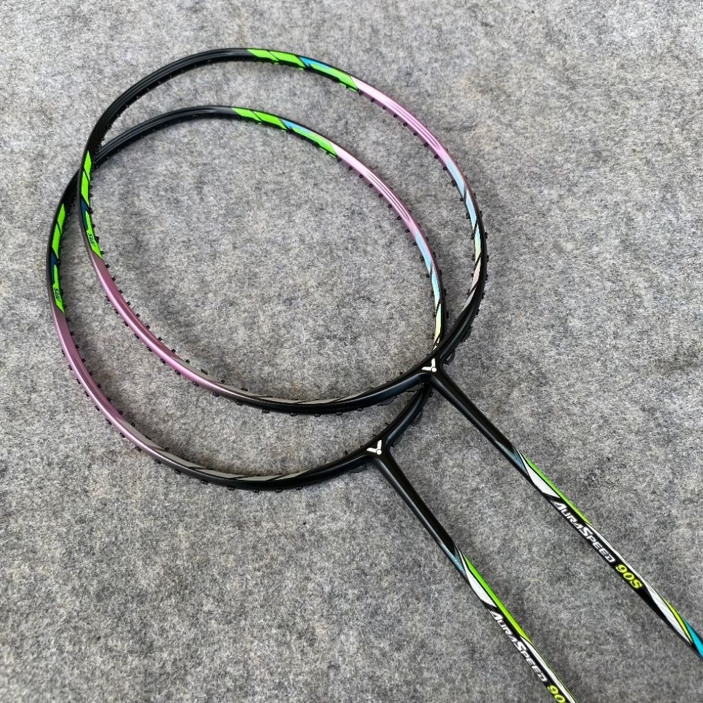 RAKET BADMINTON VICTOR AURASPEED 90S LIMITED EDITION TANSION 31LBS FULSET