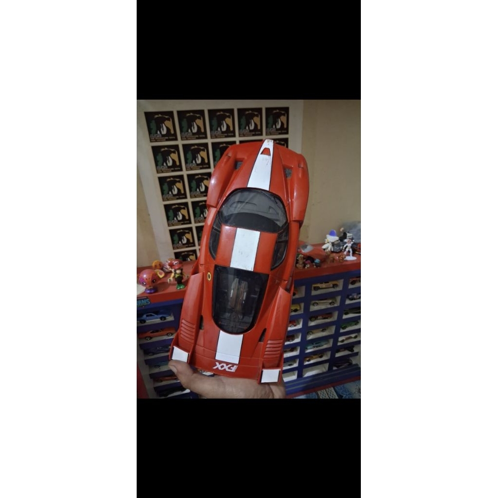 bahan body kitb rc ferrari skala 1:16 junk