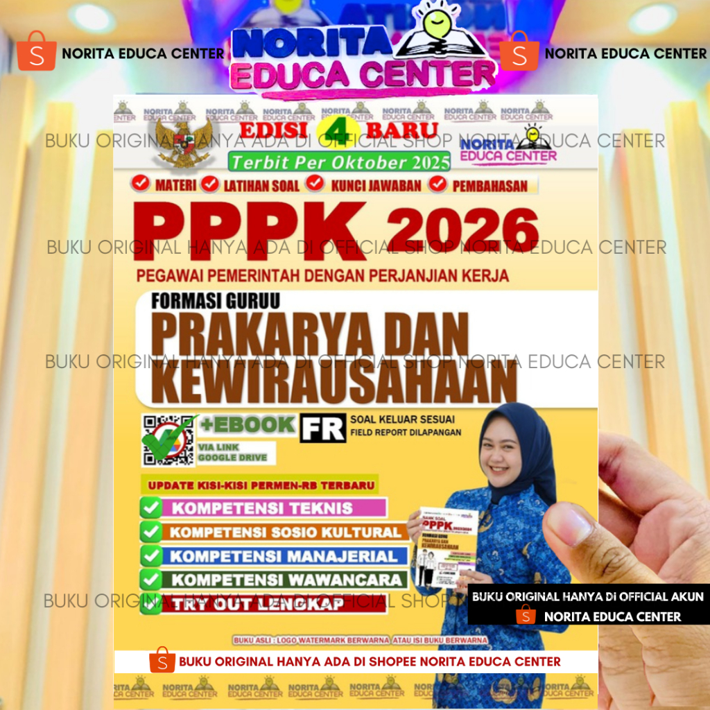 BUKU PPPK FORMASI GURU PRAKARYA DAN KEWIRAUSAHAAN NORITA EDUCA CENTER