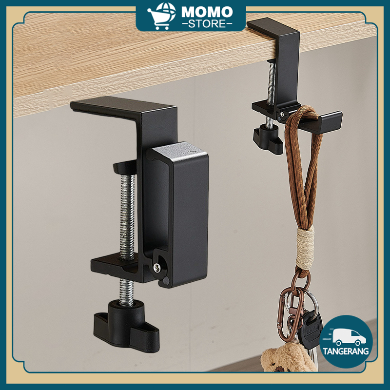 Gantungan Tas Headphone Meja Multifungsi Gantungan Meja Kaitan Tas Meja Cocok Untuk Meja Belajar