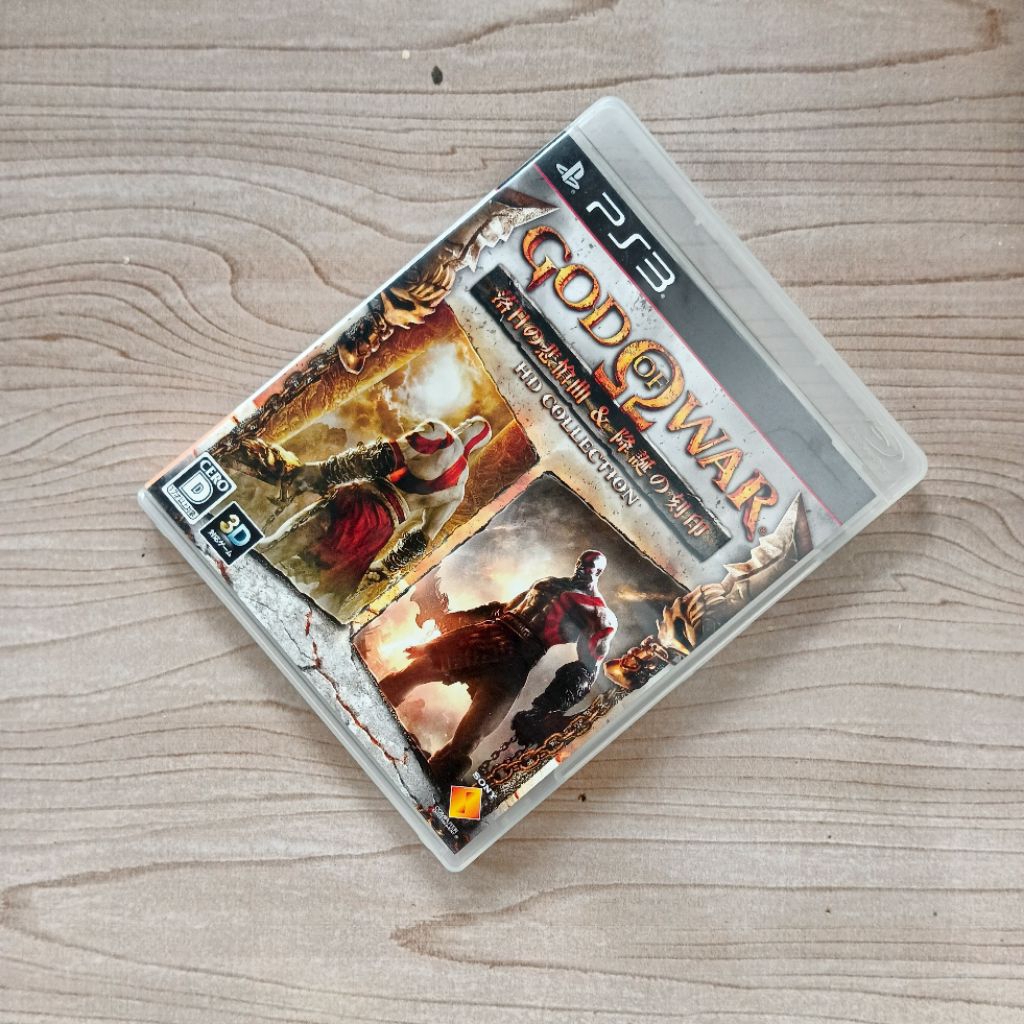 PS3 BD Kaset Game GOD OF WAR ORIGINS COLLECTION Original