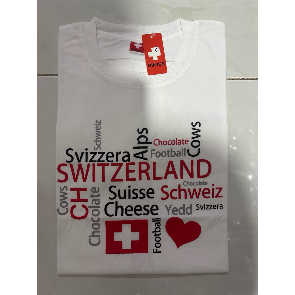 kaos oleh oleh negara swiss