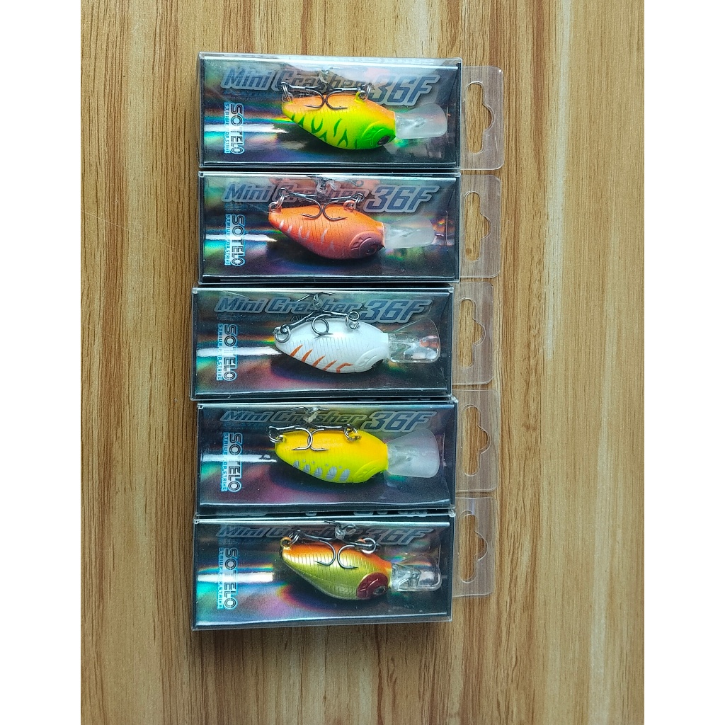 Umpan Pancing Lure Minnow Sotelo Mini Crasher 36 F - 3,6 Cm - 4  Gram Floating