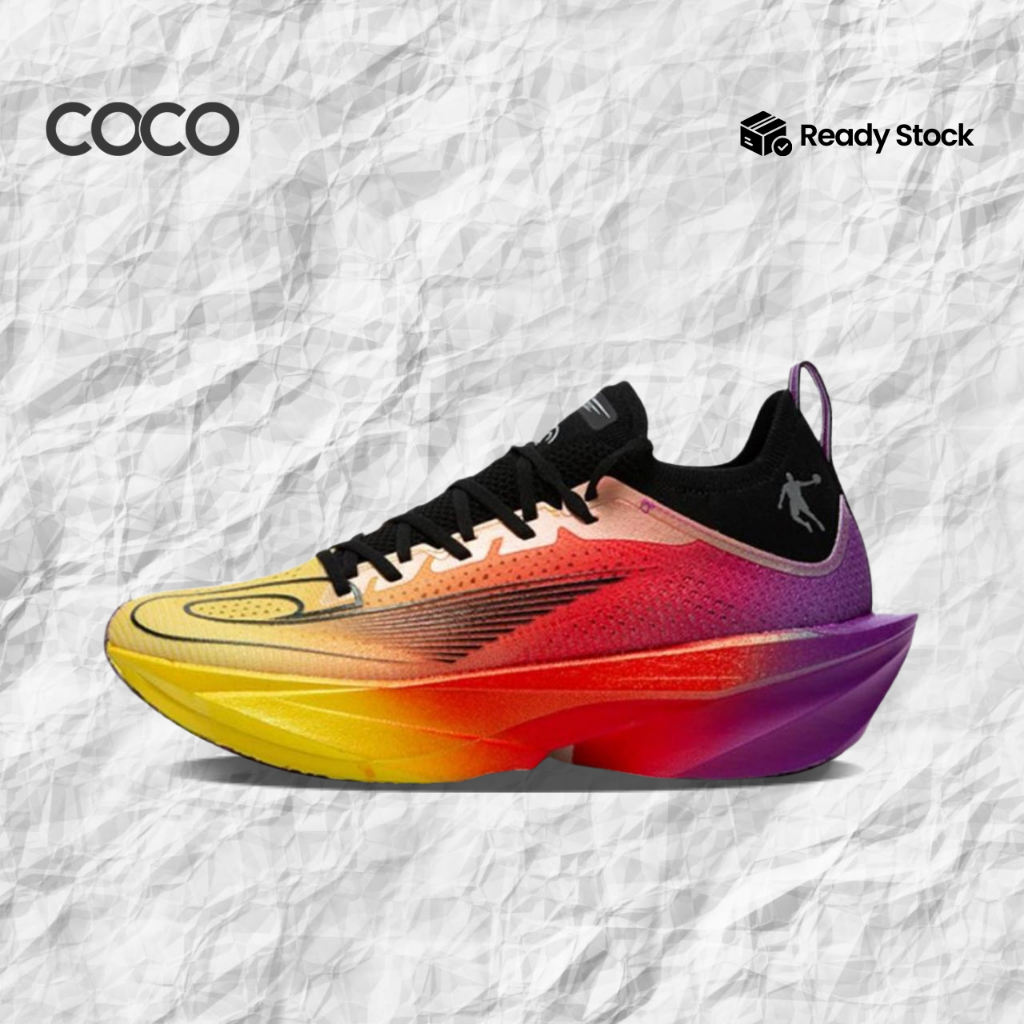 Sepatu Running Qiaodan FeiYing Plaid 2.0 Sunlight Yellow