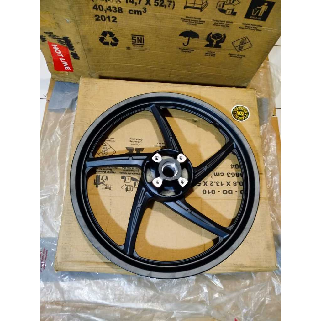 VELG PALANG BINTANG RACING STANDAR BELAKANG DOUBLE DISC DISK SUPRA X 125 2007-2014 BATMAN SUPRA X 12