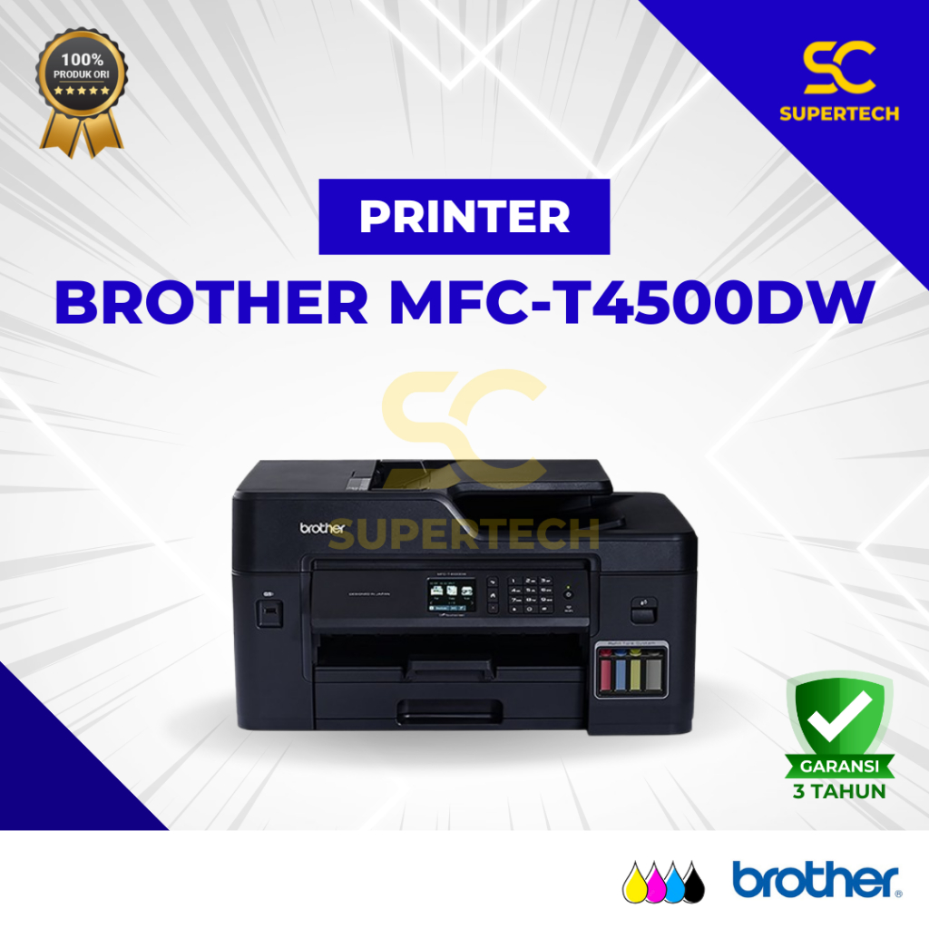 Printer brother MFC-T4500DW A3 INKTANK Wireless Print /Copy / Scan