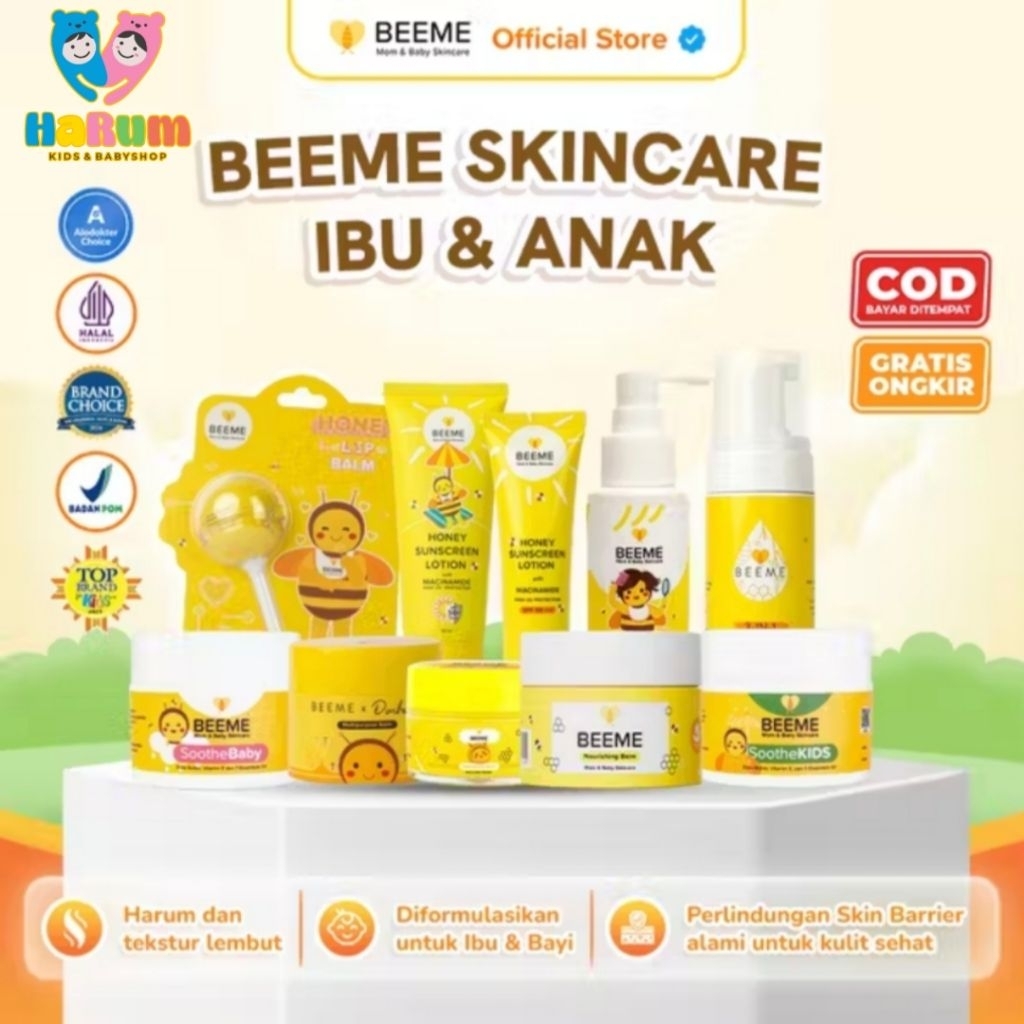 Beeme Nourishing Balm | Beeme Hir Lotion | Beeme Hooney Sunscreen | Beeme Natural Soap