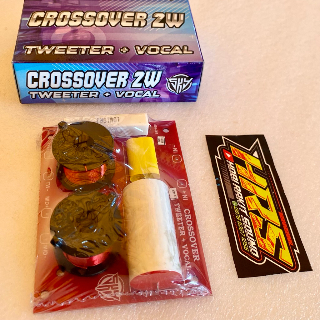 Crossover pasif 2 way mid high merek sky