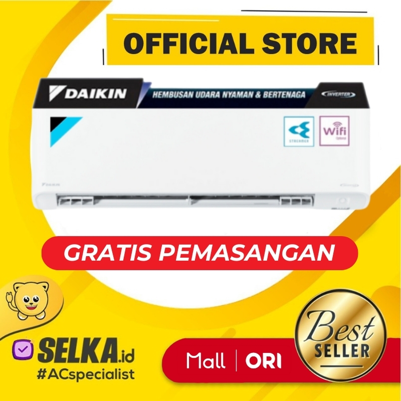 AC Daikin FTKZ50XVM4 2 PK Zeta Inverter Thailand