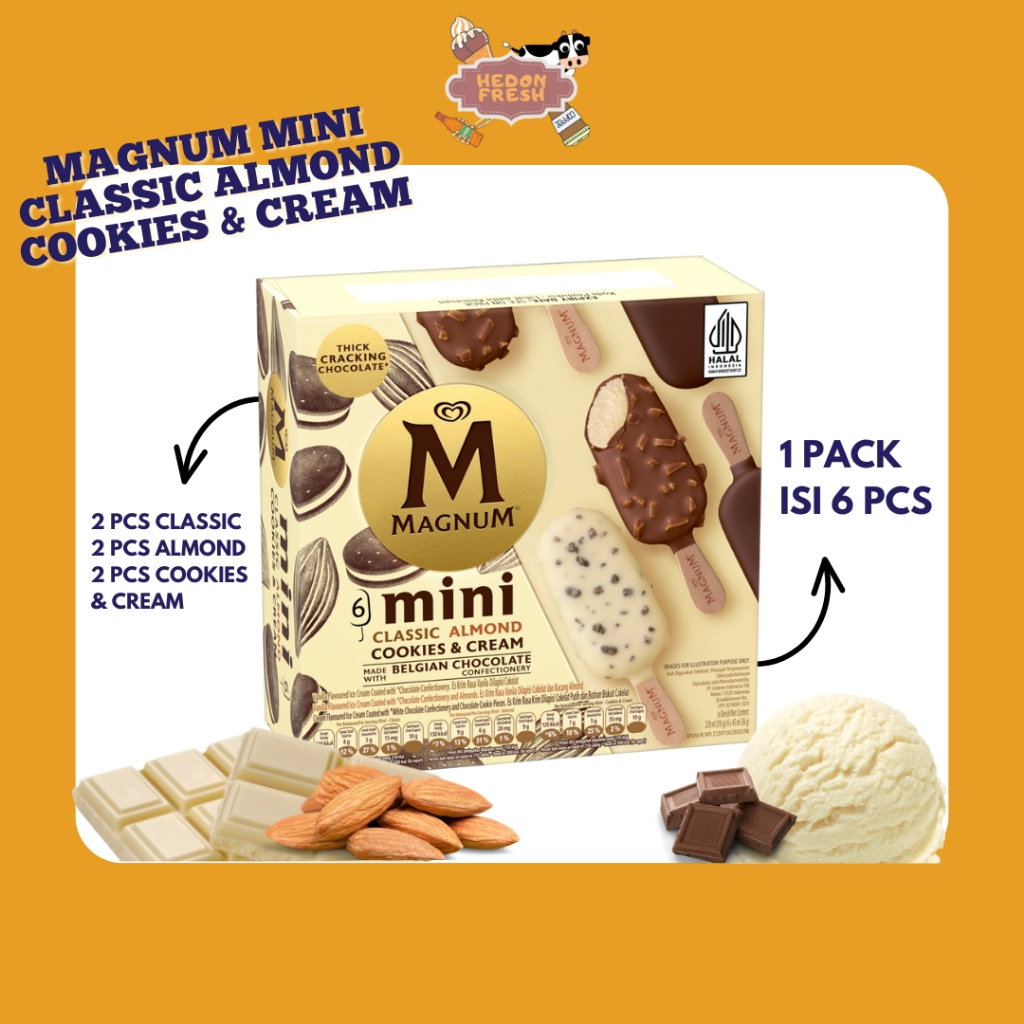 Magnum Mini Classic Almond Cookies & Cream (45 ML)