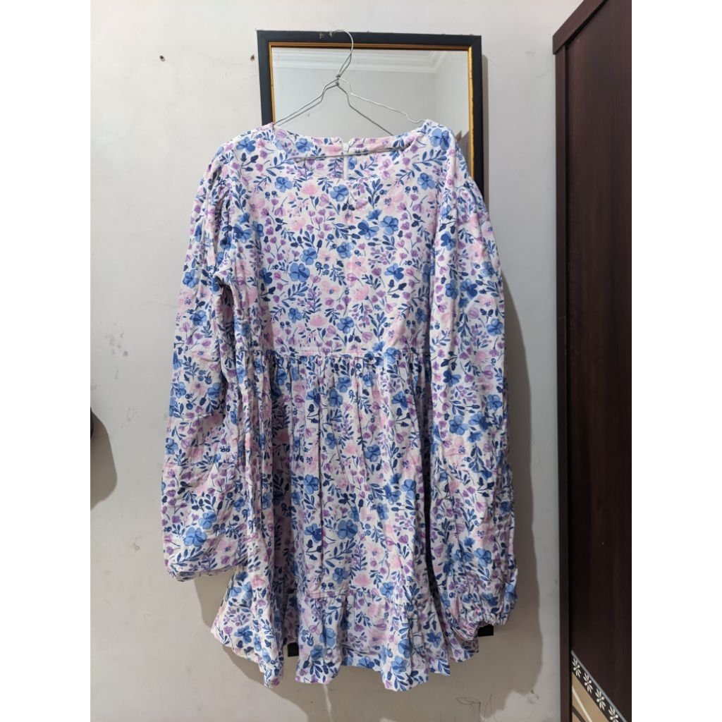 tunic lengan balon umpak2 bukan zara bukan bohe